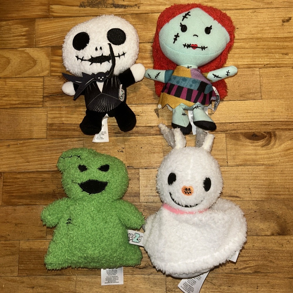 Disney Baby Cuteeze Jack Zero Sally Boogie Nightmare Before Christmas Plush Lot‎